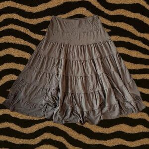 Max Studio Mid-Rise Brown Tiered Maxi Skirt – S ‎